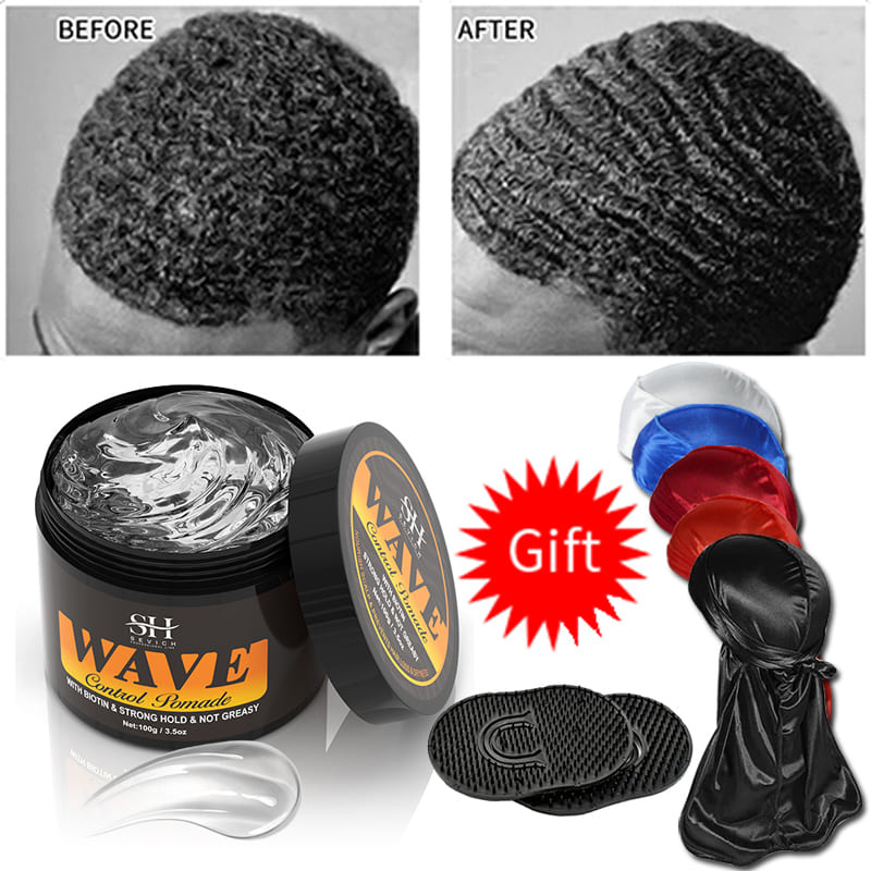 Men'S Grooming Gel - Gel capillaire ondulé pour cheveux bouclés,