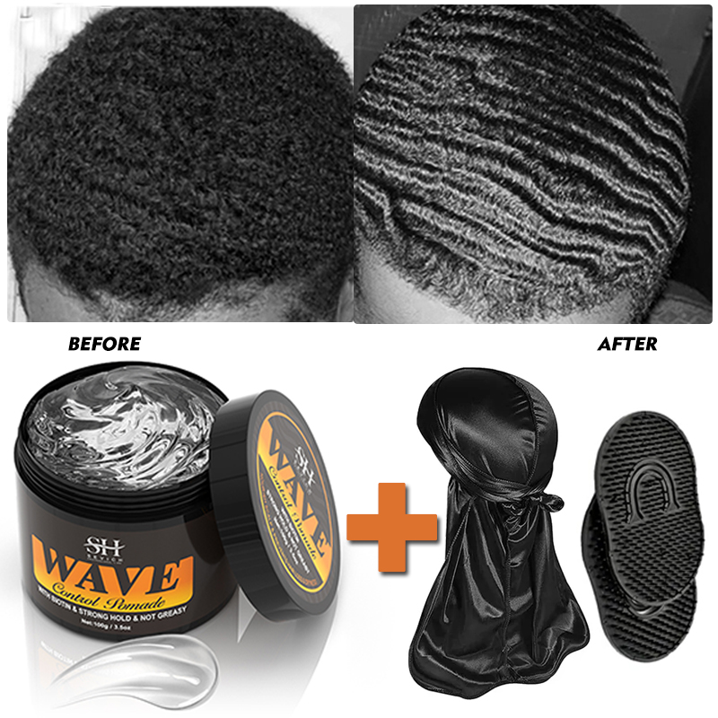 Men'S Grooming Gel - Gel ondulé 360 pour contrôle des
