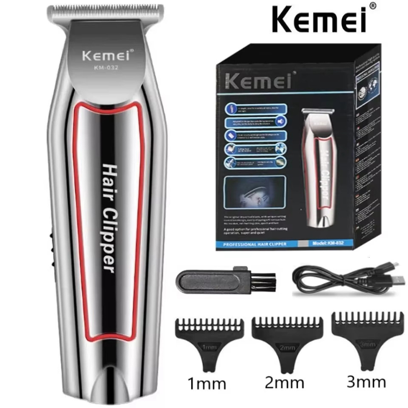 Mens Grooming Box - Tondeuse à cheveux Kemei KM-032, tondeuse