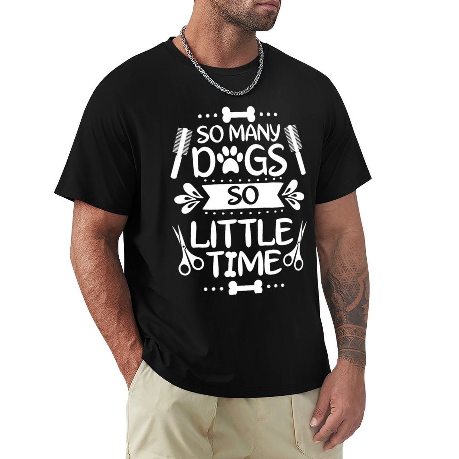 Men'S Grooming Gift Ideas - T-shirt pour toiletteur de chiens, idée