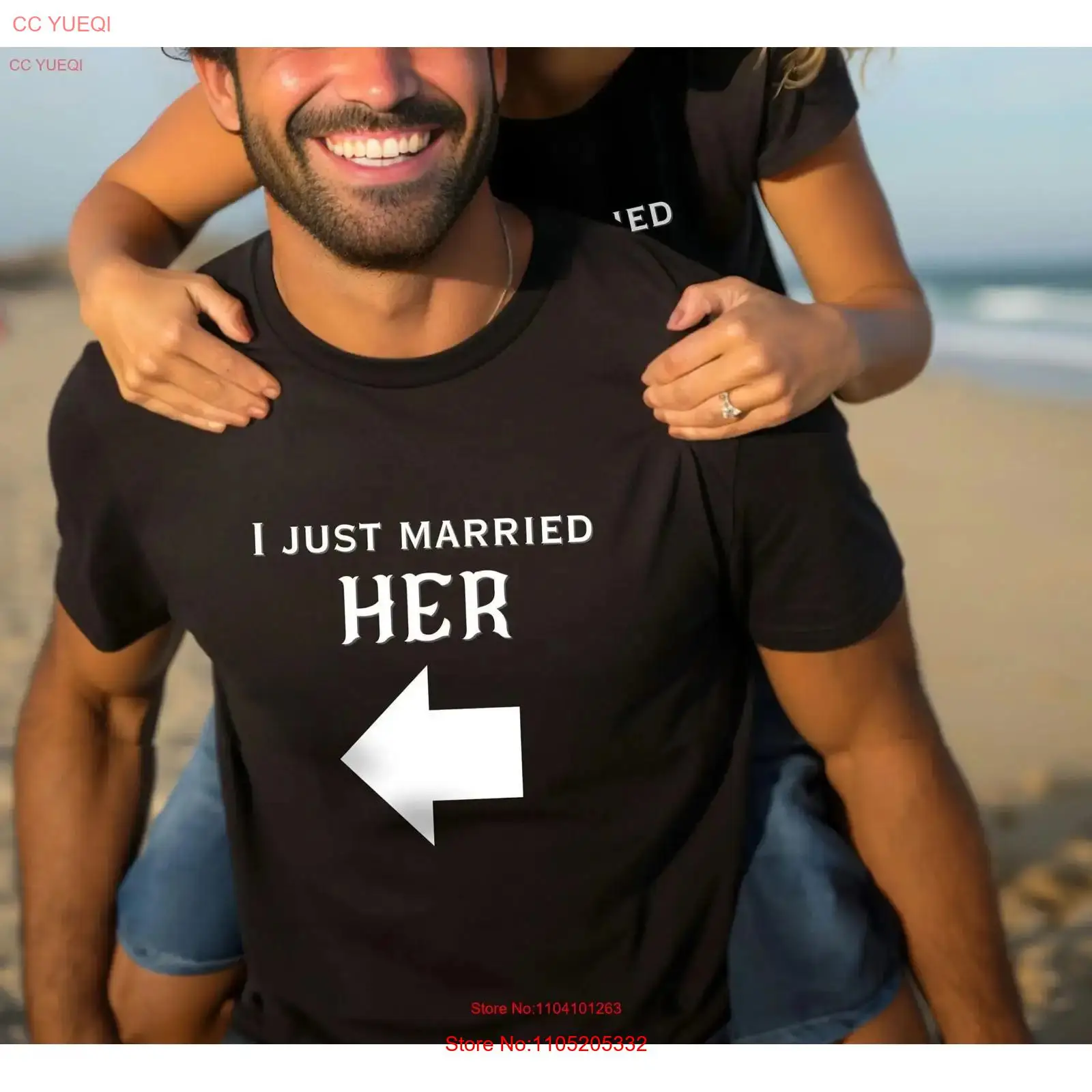 Men'S Grooming - Juste marié correspondant Couple t-shirt vêtements