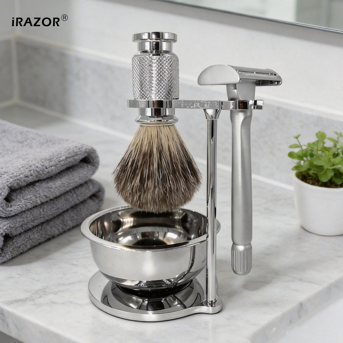 Men'S Grooming Razor Kit - Kit de rasoir de sécurité à