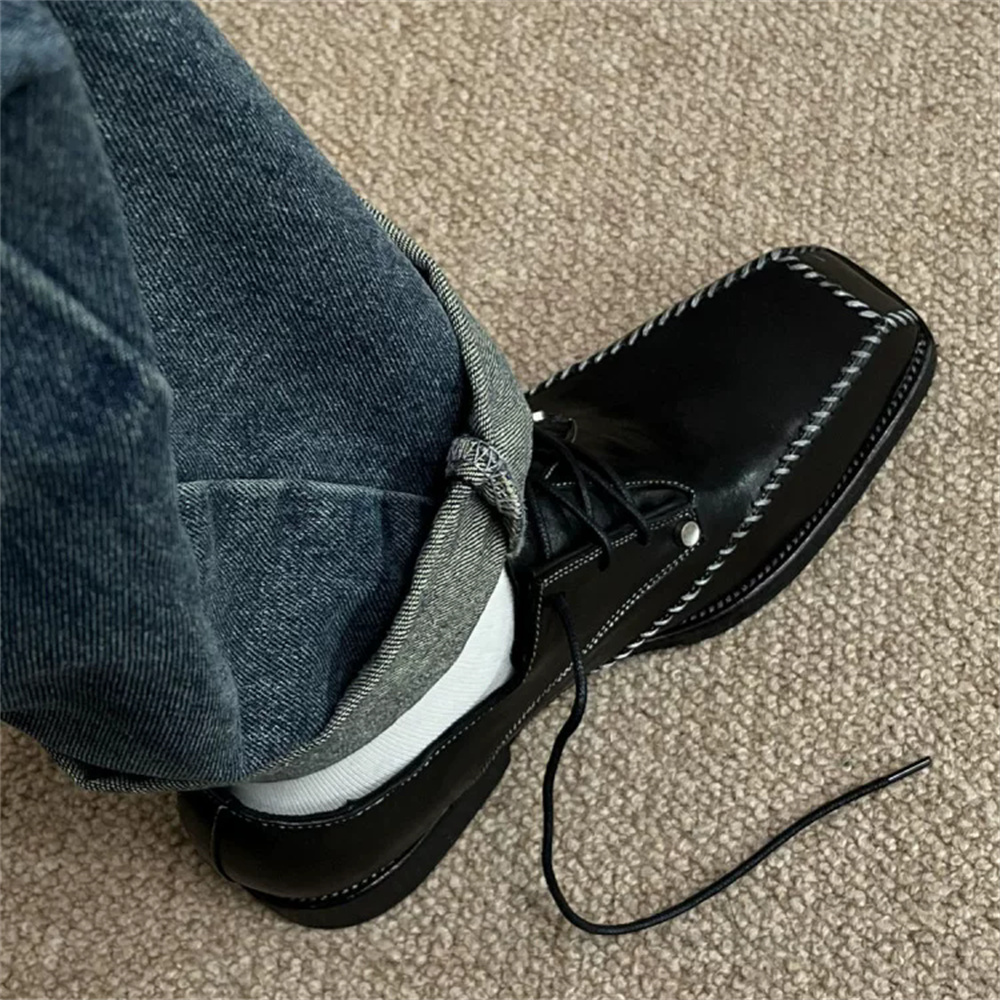Men'S Grooming - Chaussures Derby pour Hommes Style Britannique