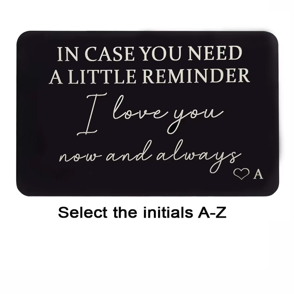 Men'S Grooming Day - Porte-cartes A-Z, petit cadeau pour homme,