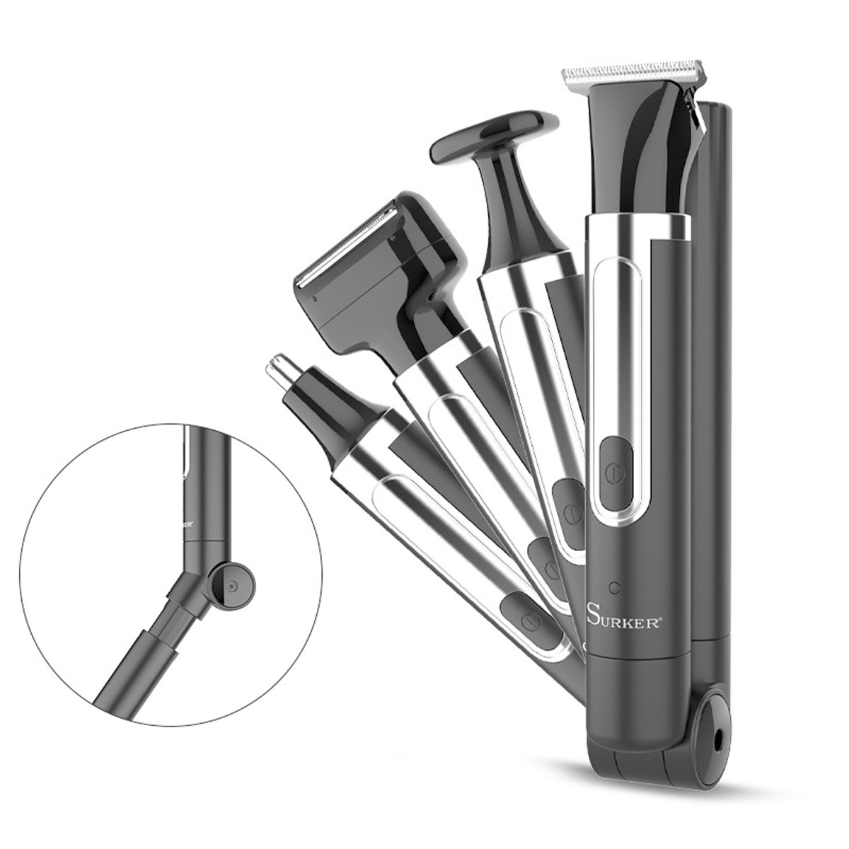 Men Grooming Home - Surker 4 en 1 rasoir pour