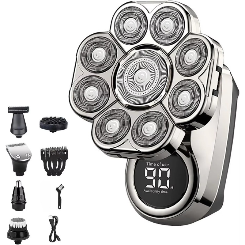 Men'S Grooming Razor Kit - Rasoirs électriques flottants 9D pour hommes,