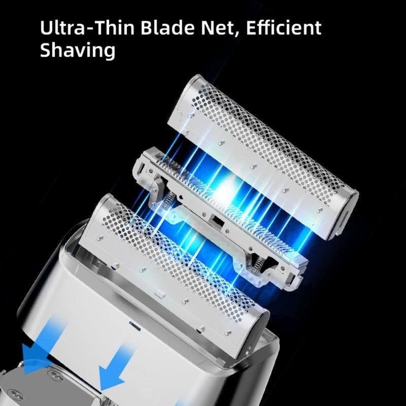 Men'S Grooming Razor Kit - Rasoir électrique rechargeable AT28-USB, pour usage