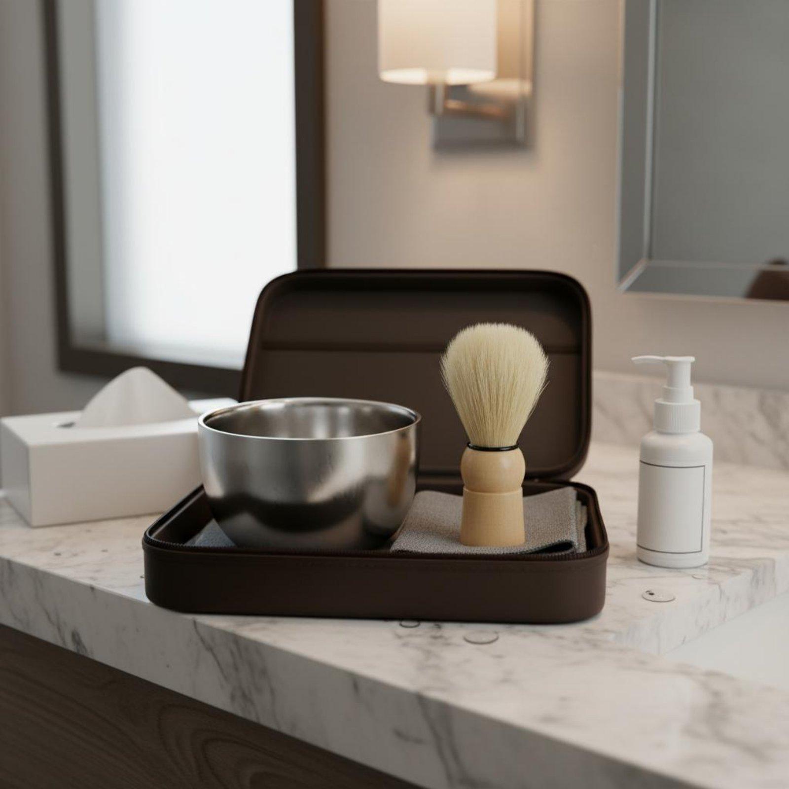 Bol à mousse à raser en métal  - Men Grooming Home avis et prix