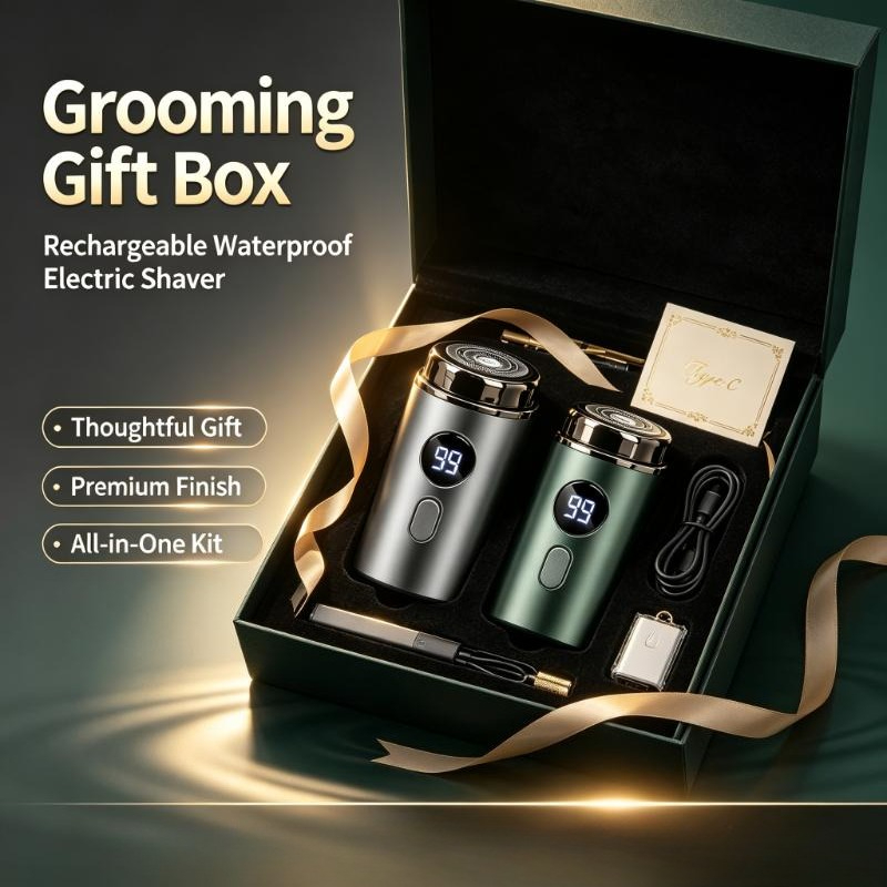 Rasoir électrique rechargeable - Mens Grooming Box avis et prix