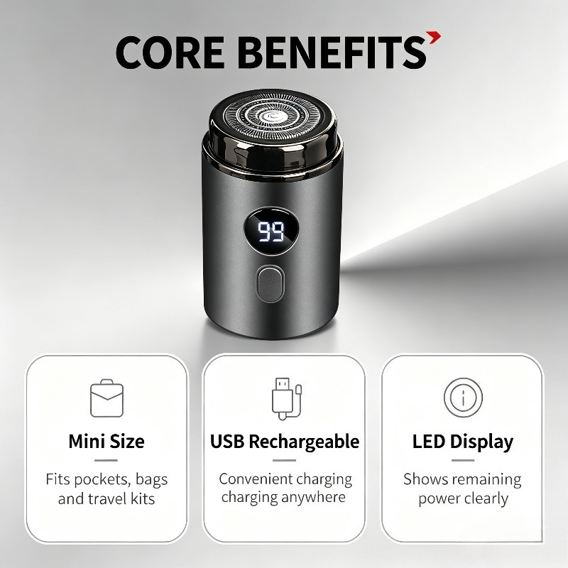 Rasoir électrique rechargeable - Mens Grooming Box avis et prix