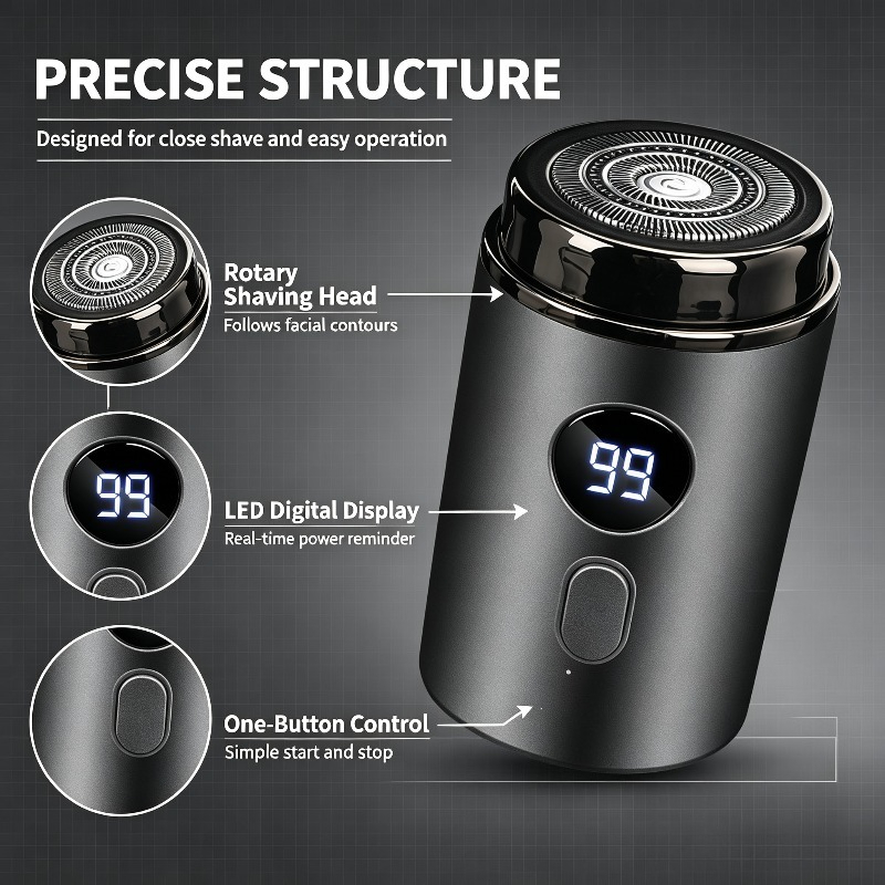 Rasoir électrique rechargeable - Mens Grooming Box avis et prix